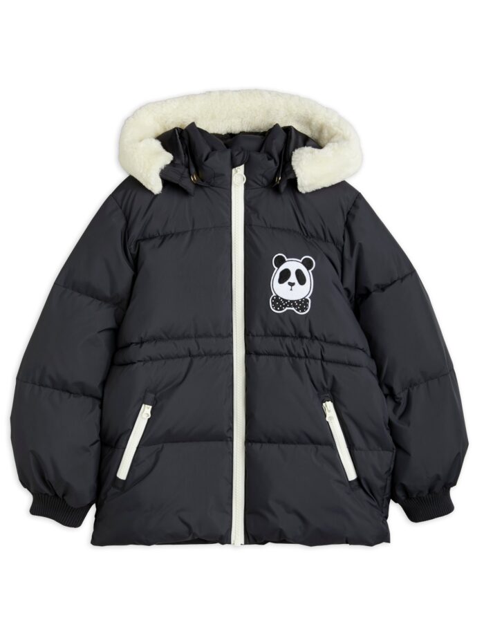 PANDA HOODED PUFFER JACKET - Image 1