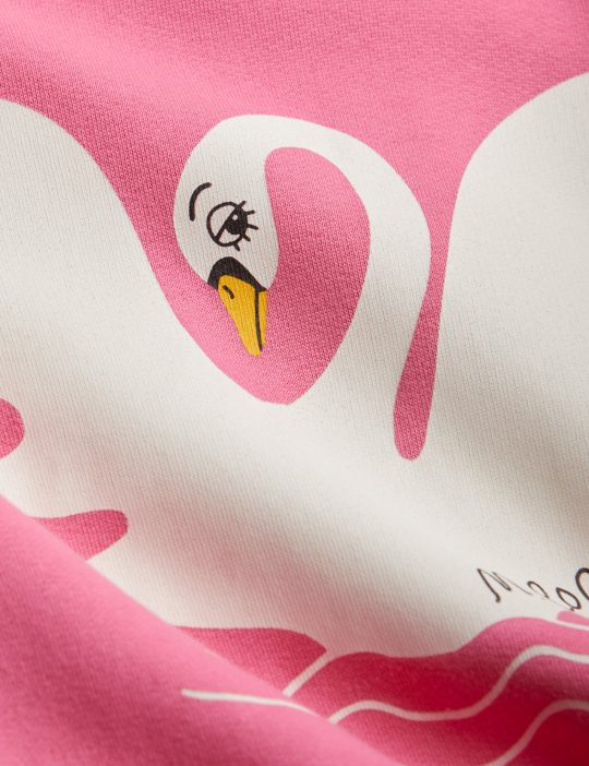 SWAN SP SWEATSHIRT PINK