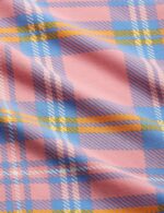 CHECK AOP LS TEE PINK - Image 3