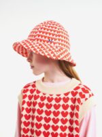 HEARTS ALL OVER QUILTED HAT - Image 2