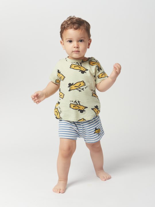 BABY MR BIRDIE ALL OVER T-SHIRT