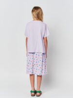 MULTICOLOR STARS ALL OVER WOVEN MIDI SKIRT - Image 5