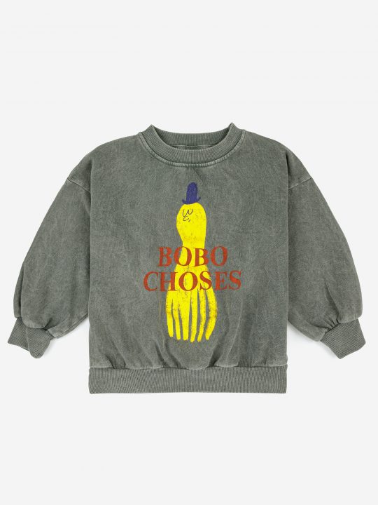 YELLOW SQUID SWEATSHIRT