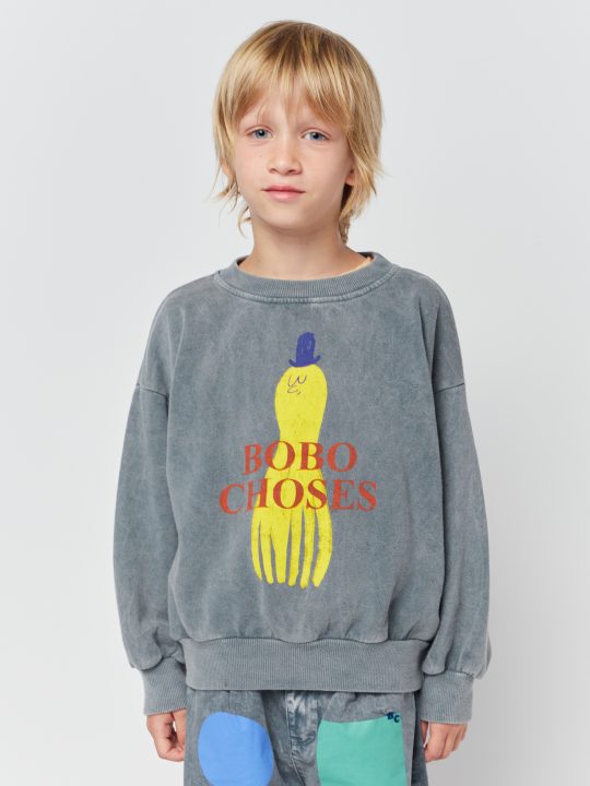 YELLOW SQUID SWEATSHIRT