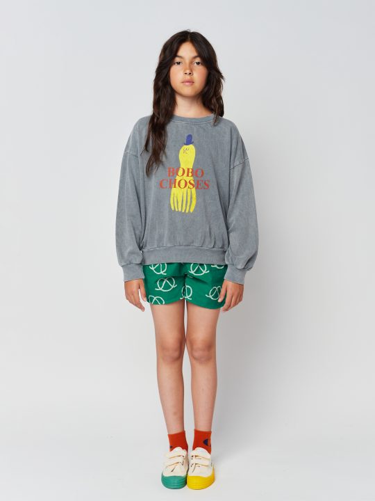 YELLOW SQUID SWEATSHIRT