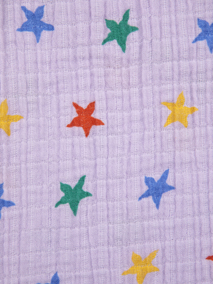 MULTICOLOR STARS ALL OVER WOVEN MIDI SKIRT - Image 2