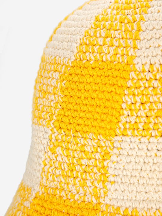 CHECKERED CROCHET HAT