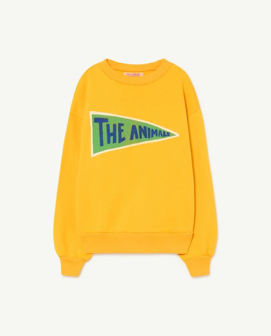 GREEN FLAG YELLOW BEAR SWEATSHIRT