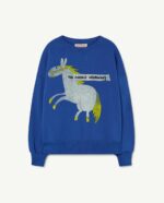 HORSE DEEP BLUE BEAR OVERSIZE SWEATSHIRT