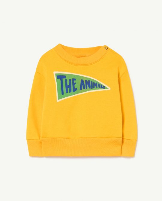 GREEN FLAG YELLOW BABY SWEATSHIRT