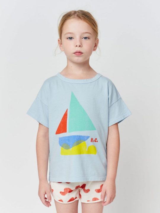 MULTICOLOR SAIL BOAT T-SHIRT