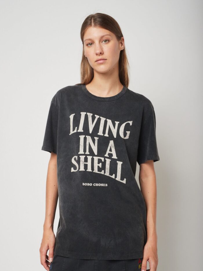 LIVING IN A SHELL UNISEX T-SHIRT - Image 2