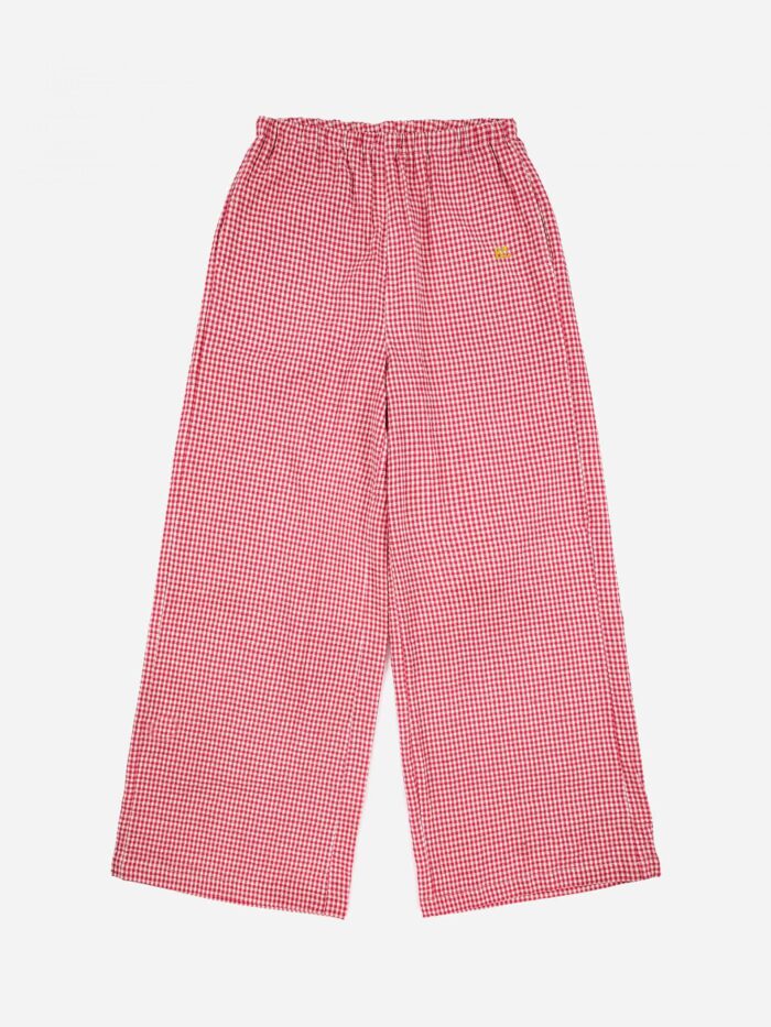 VICHY STRAIGHT LEG TROUSERS - Image 1