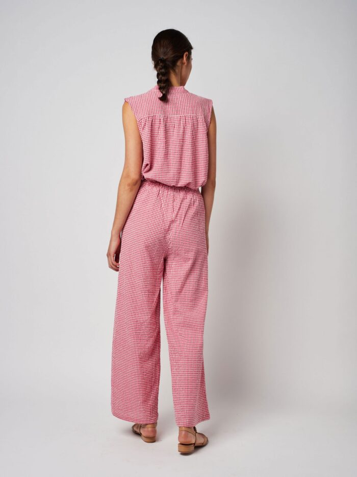 VICHY STRAIGHT LEG TROUSERS - Image 4