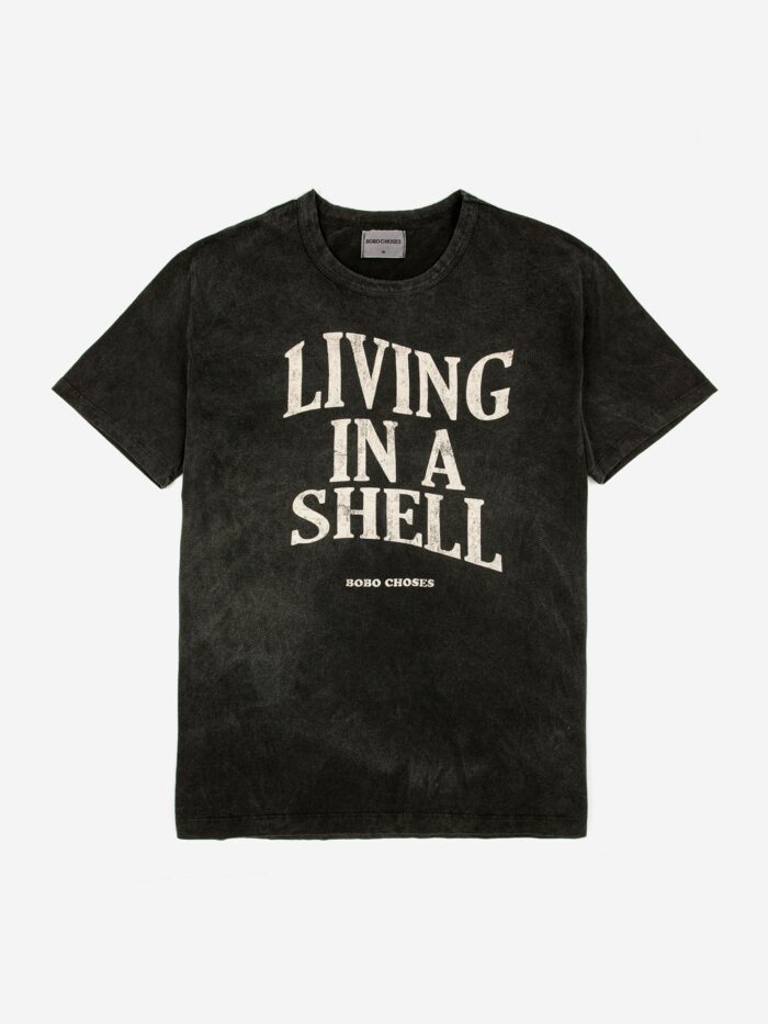 LIVING IN A SHELL UNISEX T-SHIRT - Image 1