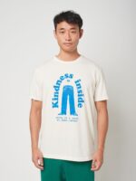 KINDNESS INSIDE SLOGAN UNISEX T-SHIRT - Image 2