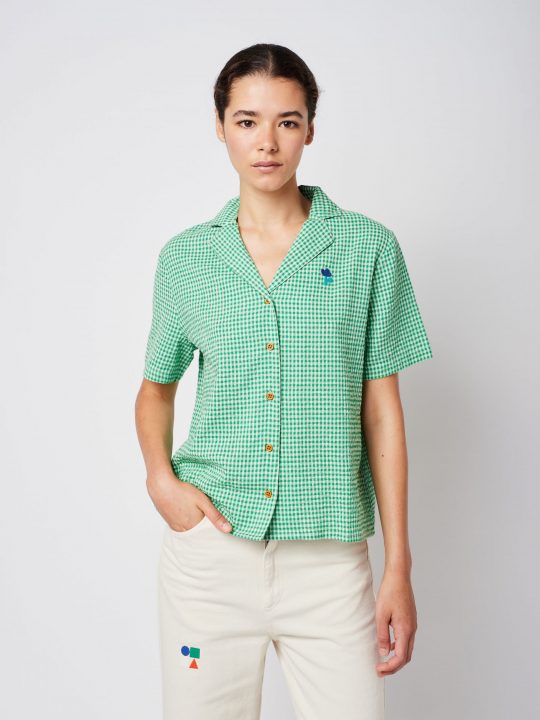 SEA FLOWER VICHY SHIRT
