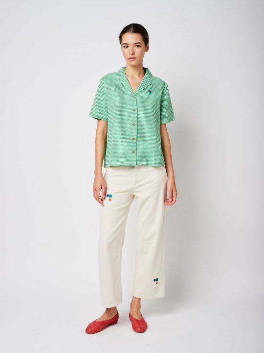 SEA FLOWER VICHY SHIRT