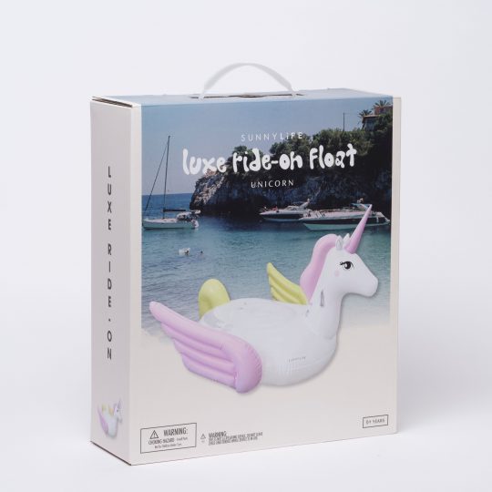 LUXE RIDE-ON FLOAT UNICORN PASTEL