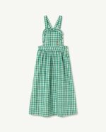 COW OVERALL DRESS GREEN