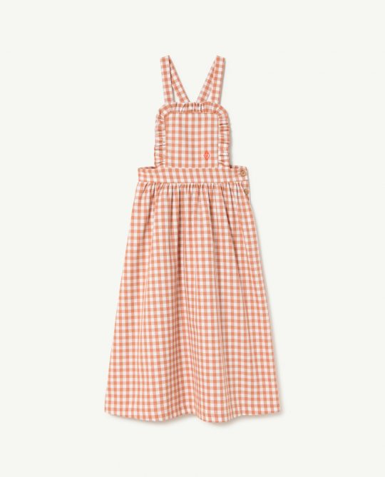 COW OVERALL DRESS SOFT BROWN