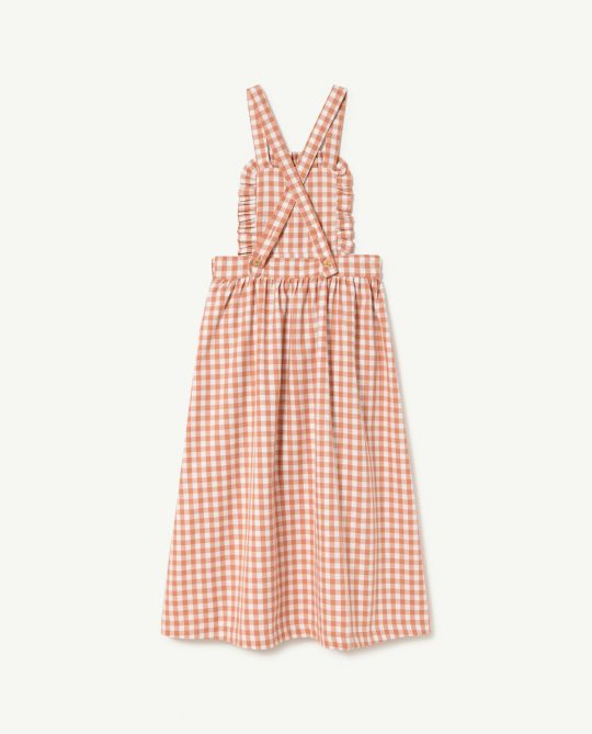 COW OVERALL DRESS SOFT BROWN