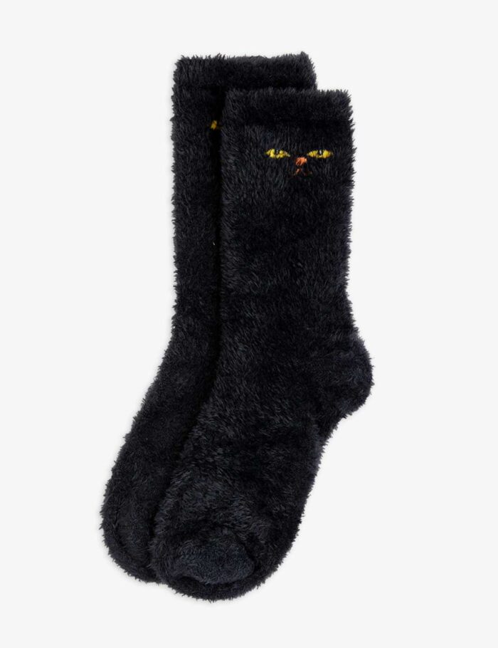 CAT EYES FLUFFY 1 PACK SOCKS - Image 1