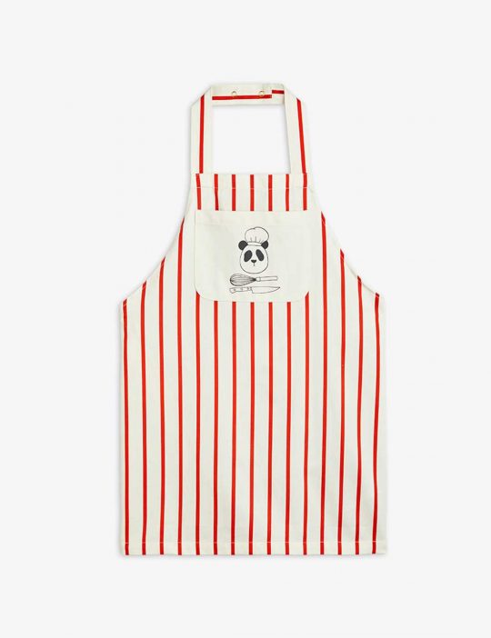 STRIPE PANDA CHEF WOVEN APRON