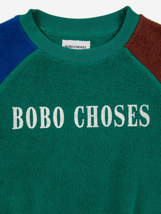 BOBO CHOSES COLOR BLOCK SWEATSHIRT