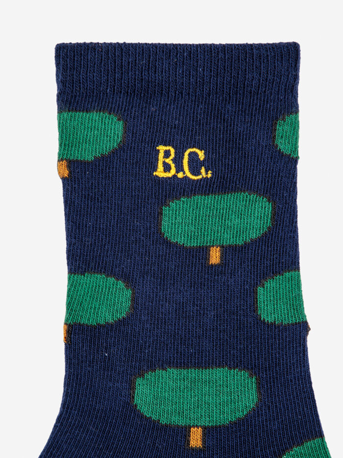 GREEN TREE ALL OVER LONG SOCKS - Image 2