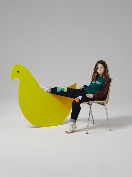 BOBO CHOSES COLOR BLOCK SWEATSHIRT