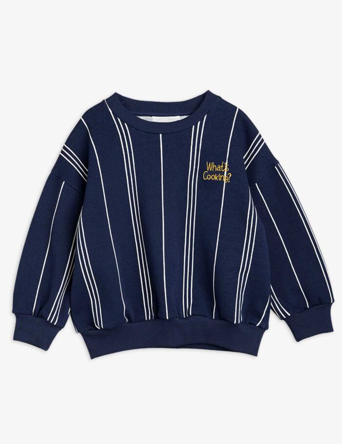 WHATS COOKING EMB SWEATSHIRT NAVY - Image 1
