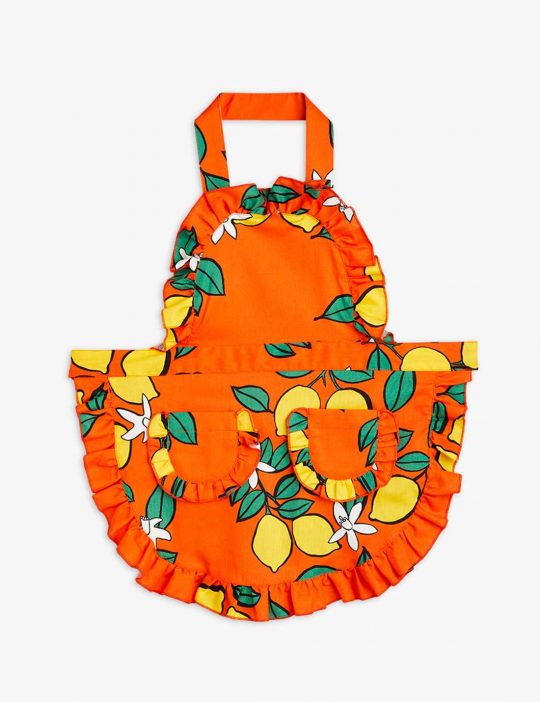 LEMONS AOP WOVEN APRON