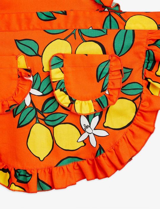 LEMONS AOP WOVEN APRON