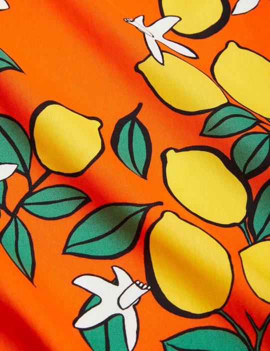 LEMONS AOP WOVEN APRON