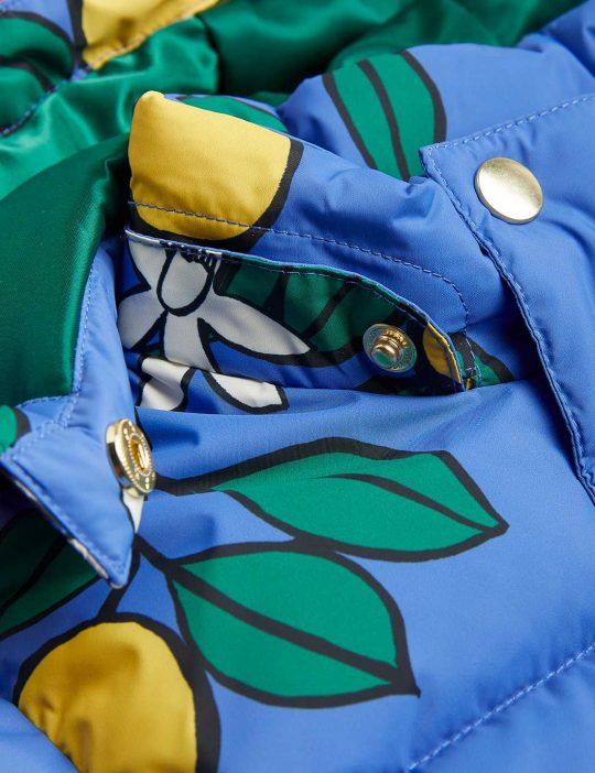 LEMONS AOP HEAVY PUFFER JACKET