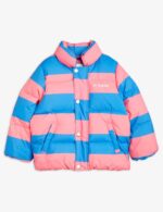STRIPE AOP PUFFER JACKET