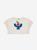 TOMATO PLATE CROPPED T-SHIRT