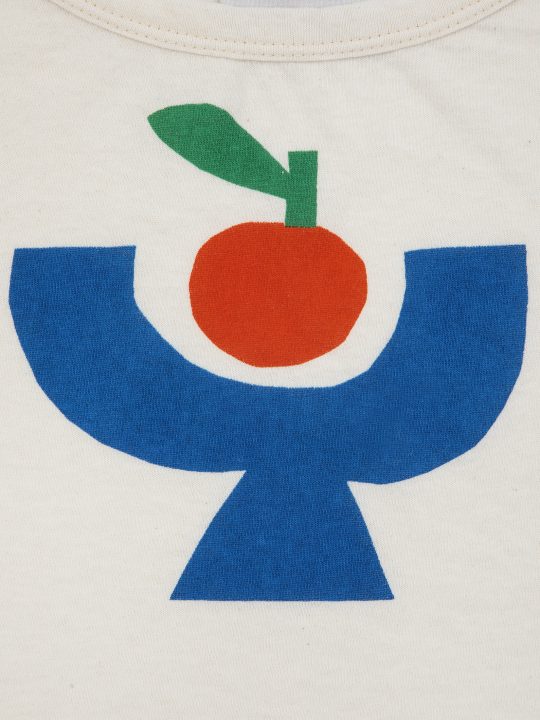 TOMATO PLATE CROPPED T-SHIRT