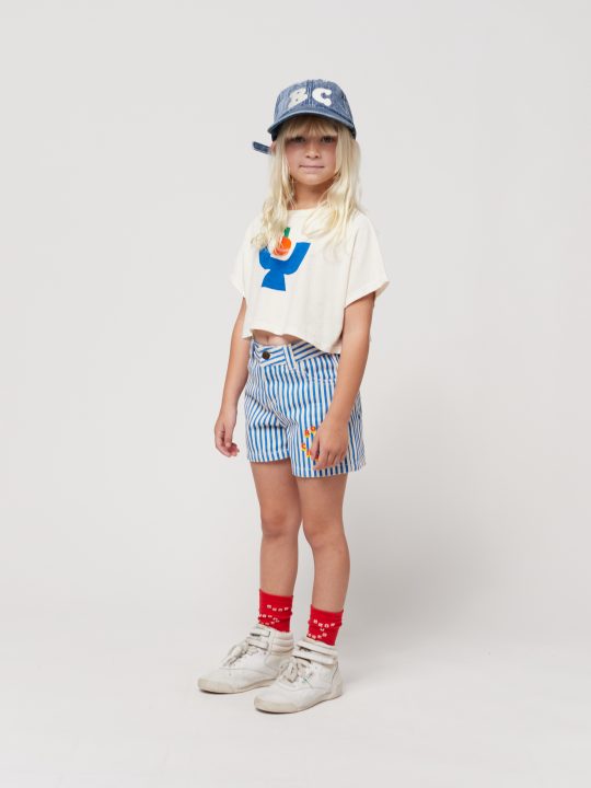 TOMATO PLATE CROPPED T-SHIRT