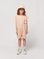 BOBO CHOSES CIRCLE VERTICAL STRIPES PLAYSUIT