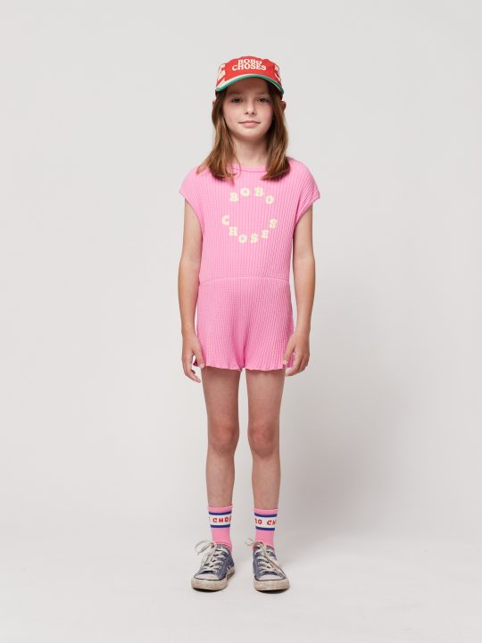 BOBO CHOSES CIRCLE PLAYSUIT PINK