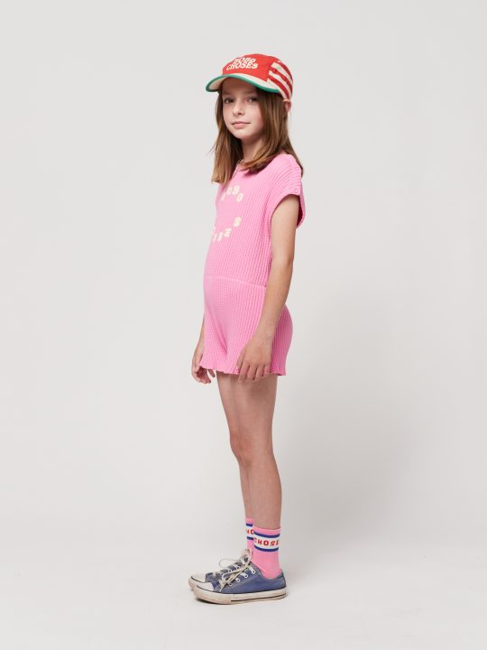 BOBO CHOSES CIRCLE PLAYSUIT PINK