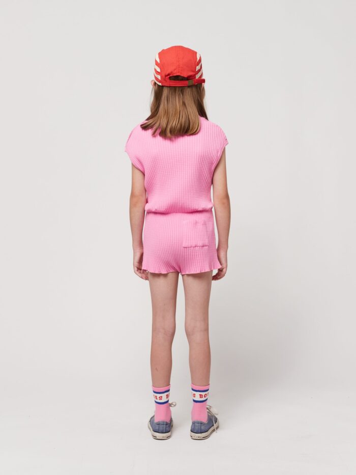 BOBO CHOSES CIRCLE PLAYSUIT PINK - Image 5