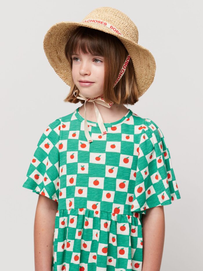 TOMATO ALL OVER RUFFLE SLEEVES DRESS - Image 3