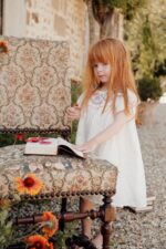 DRESS ARIA WHITE DOUBLE GAUZE - Image 4