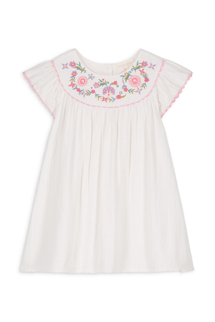 DRESS ARIA WHITE DOUBLE GAUZE - Image 2