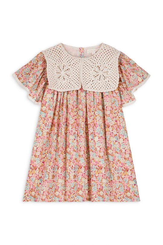 DRESS WARISA SWEET PINK PASTEL COTTON VOILE