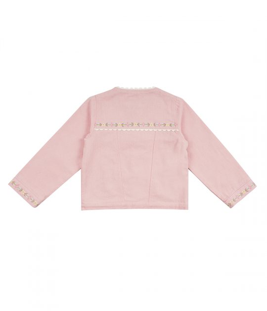JACKET ASTRIDA PINK COTTON TWILL