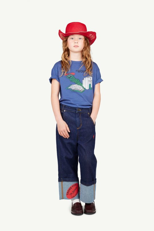 DEEP BLUE ROOSTER T-SHIRT